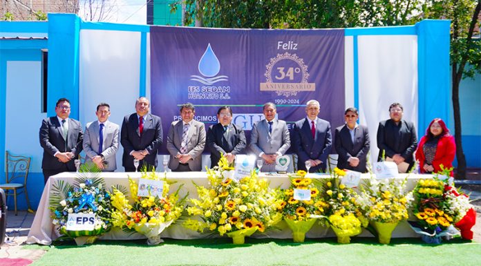 Sedam Huancayo celebra 34 años como la penúltima empresa en el ranking nacional