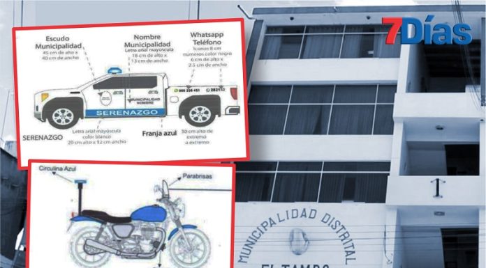 Corren: En solo 9 días comprarán 2 camionetas y 15 motos para Serenazgo en El Tambo