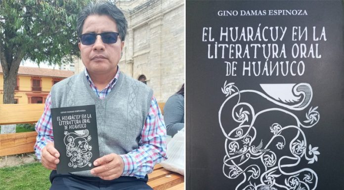 Gino Damas estudia al Huarácuy en nuevo libro