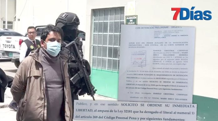 Presunto cabecilla de ‘Los lagartos del auto’ pide su libertad con nueva ley 32181