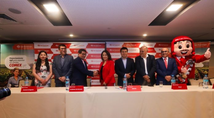 Caja Huancayo firma convenio con Mincetur para financiamiento de MiPymes Exportadoras
