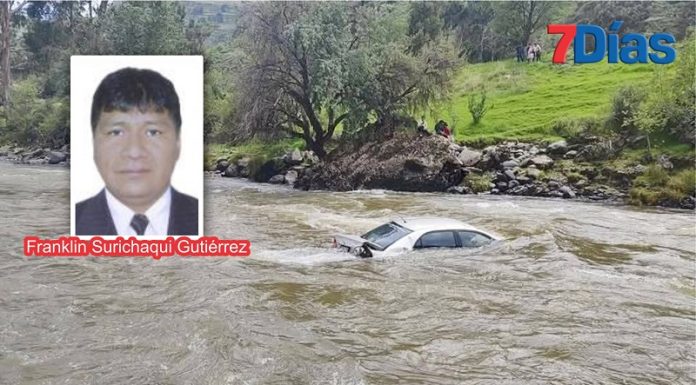 Docente universitario fallece cuando el auto donde viajaba cae al río Mantaro