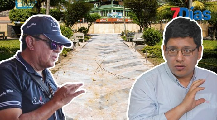 Ilich López anuncia llevar la obra del parque de Satipo al Congreso, Fiscalía y Contraloría