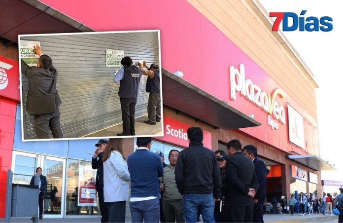 Clausuran Plaza Vea de Huancayo por no tener certificado ITSE vigente