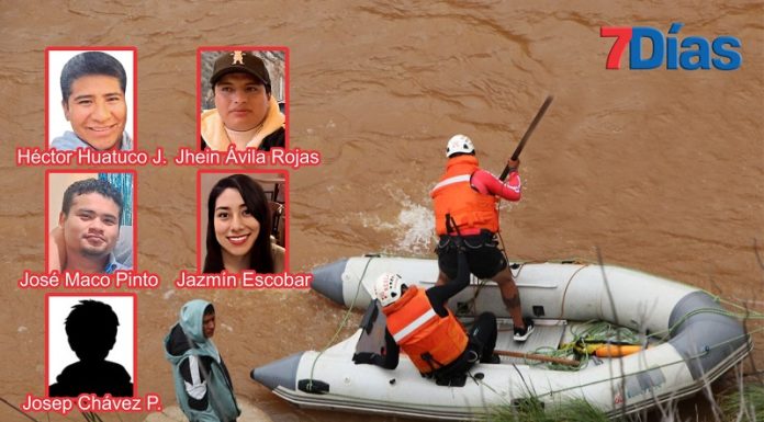 Terrible drama viven familiares del chofer y cuatro pasajeros desaparecidos en el Mantaro
