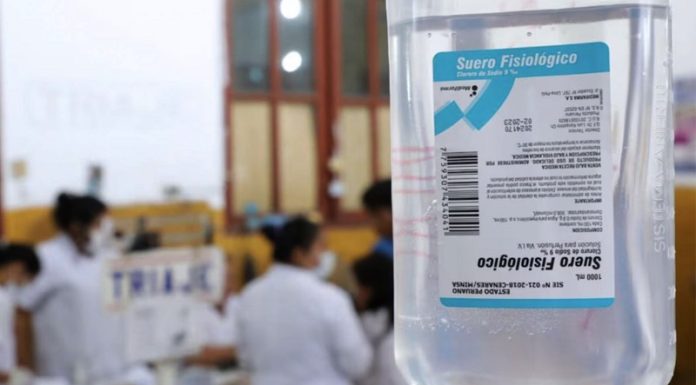 Aunque tarde, Diresa Junín dispone inmovilización de suero fisiológico