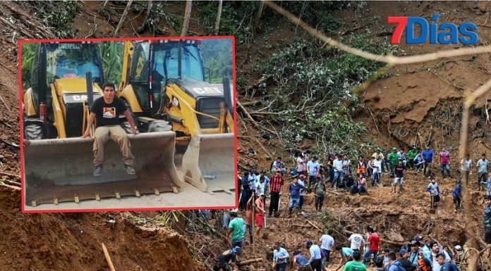 Encuentran cuerpo de Irlen Tello, operador del cargador frontal sepultado por alud