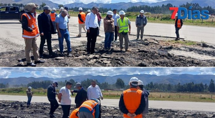 Inician mantenimiento de aeropuerto de Jauja y se cae convocatoria a paro