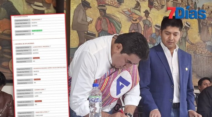 Julio De la Rosa regresa a APP, su quinto partido, por el que postulará por cuarta vez a Huancayo