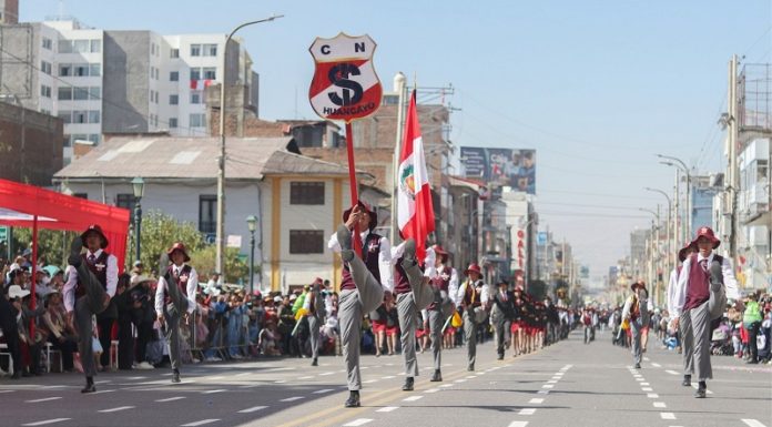 Ocho instituciones educativas clasifican para desfile por Fiestas Patrias en Huancayo