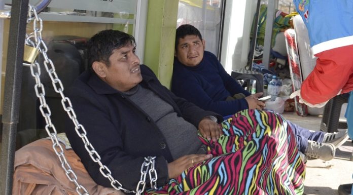 Fredy Coarita anuncia radicalizar su protesta contra la municipalidad de El Tambo
