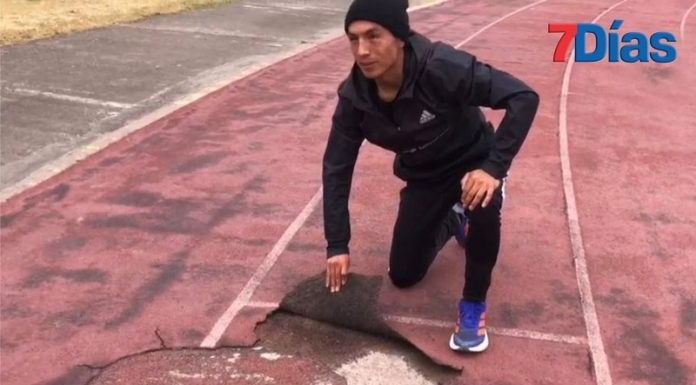 Deportistas reclaman por mal estado de pista atlética del Estadio Huancayo