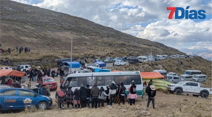 Santiagueros dejaron el Huaytapallana pero se fueron a Chonta, ingreso a la zona altina