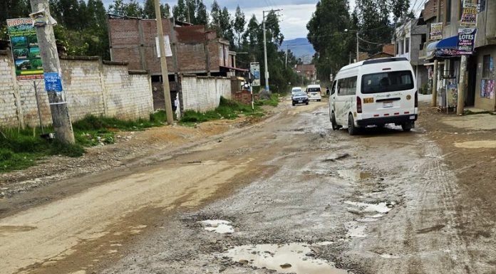 MTC declara en emergencia la desastrosa vía Concepción – Santa Rosa Ocopa
