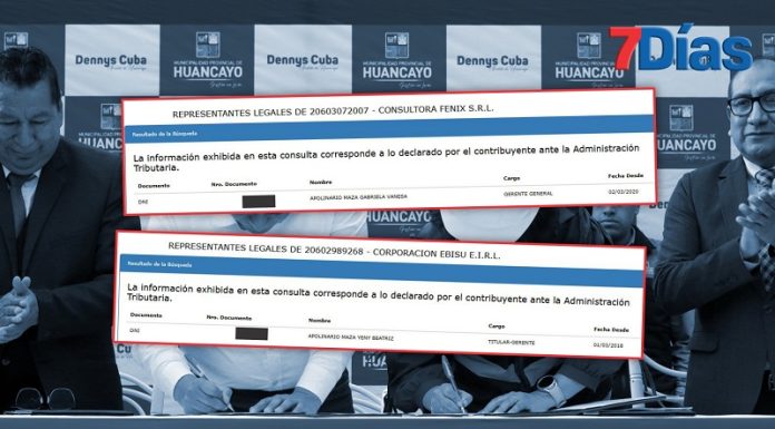 Hermanas, con sus empresas, ganan obras por 17 millones en Huancayo