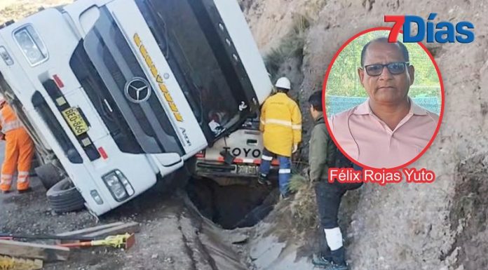 Trabajadores de municipalidad son aplastados en una camioneta, uno muere