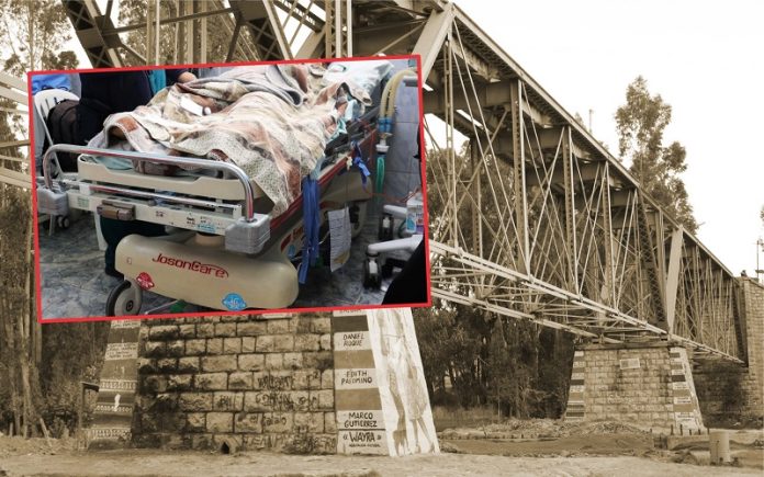 Adolescente cayó del puente Chanchas 2