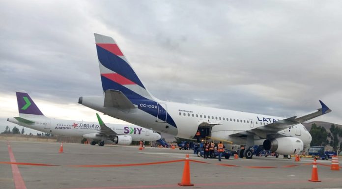 Flujo de pasajeros en el aeropuerto Francisco Carlé de Jauja cae 82%