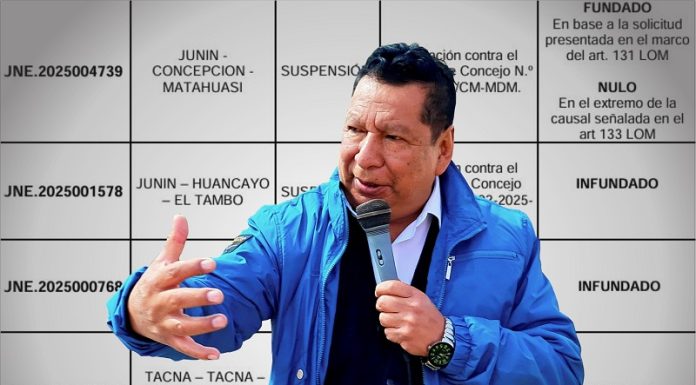 JNE rechaza apelación y alcalde de El Tambo seguirá en el cargo