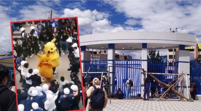UNCP: La batalla por la cabeza de Pikachu provoca toma de local