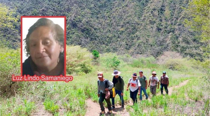 Pobladores buscan a profesora desaparecida en Santo Domingo de Acobamba