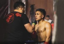 Omar Pecho se corona bu campeón del Sudamericano de Kick Boxing