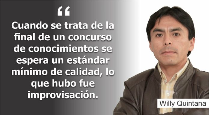 Premiar el conocimiento exige calidad