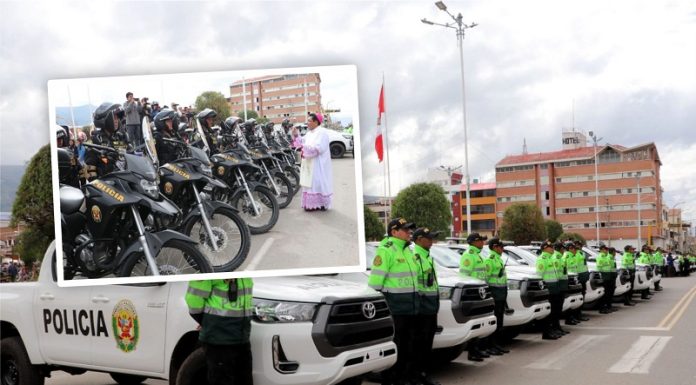GRJ entregará 83 camionetas y 100 motos a la PNP valorizados en 18 millones
