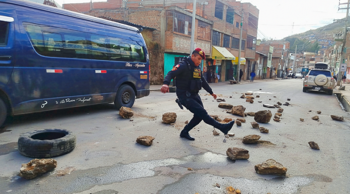 Huancavelica acata paro convocado en rechazo al gobierno y la inseguridad