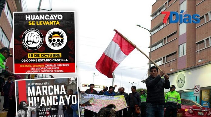 Colectivos juveniles de Huancayo confirman que se movilizarán este miércoles 15