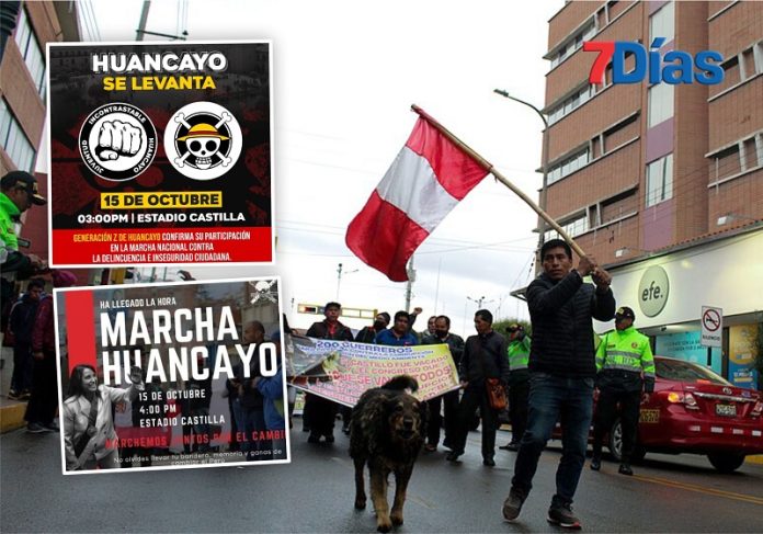 Colectivos juveniles de Huancayo confirman que se movilizarán este miércoles 15