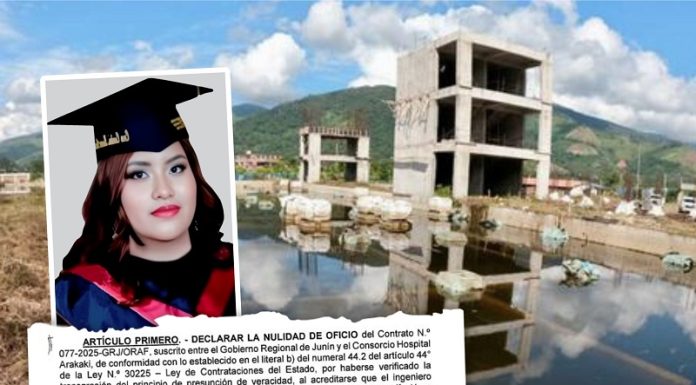 Anulan contrato para hospital Higa Arakaki por incluir a profesional sin su consentimiento