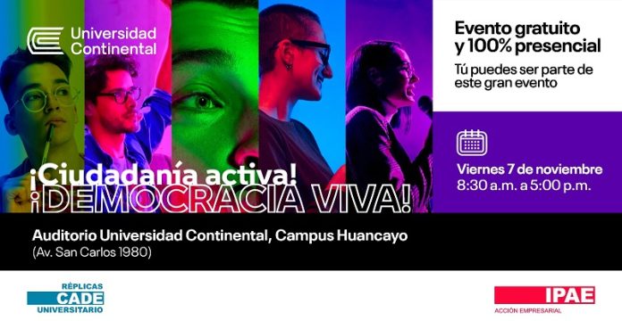 Universidad Continental será sede de la Réplica de CADE Universitario 2025 en Huancayo