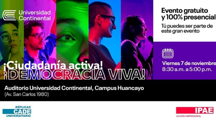 Universidad Continental será sede de la Réplica de CADE Universitario 2025 en Huancayo