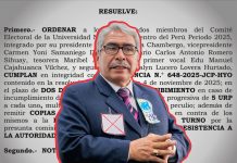 Juzgado Constitucional da ultimátum a Comité Electoral de la UNCP