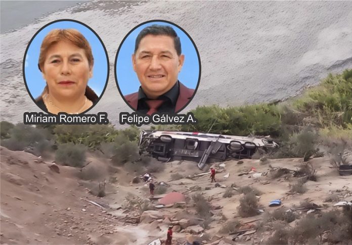 Pareja iba en bus de Llamosas 2