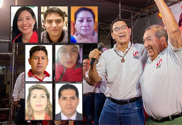 Perú Primero oficializa su lista de precandidatos con los Vizcarra a la cabeza