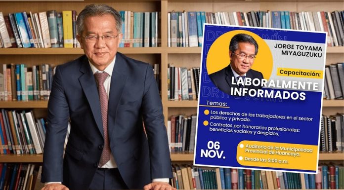 Jorge Toyama regresa a la Incontrastable para capacitar a trabajadores sobre derechos laborales