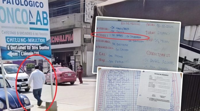 ‘Ampayan’ en una clínica particular a médico que dejó su guardia en emergencia