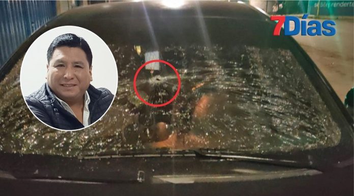 Vehículo de precandidato a la alcaldía de Chupaca sufre atentado