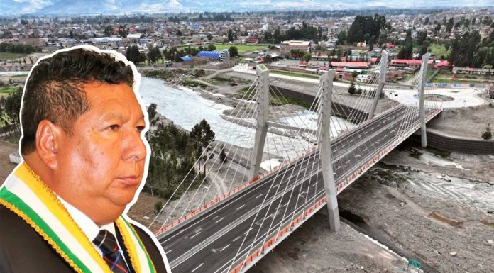 Pese a no ser su obra, Llallico gastará 16 mil en inauguración del puente Cantuta