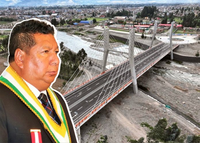 Pese a no ser su obra, Llallico gastará 16 mil en inauguración del puente Cantuta