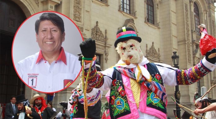 Postulación de la Tunantada como Patrimonio de la Humanidad tiene su ley impulsada por Waldemar Cerrón