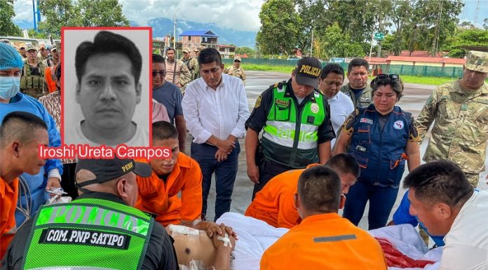 No resistió: Alcalde de Coviriali fallece cuando era trasladado a Lima