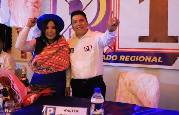 Walter Conovilca, candidato a diputado, presenta su primer anteproyecto de ley