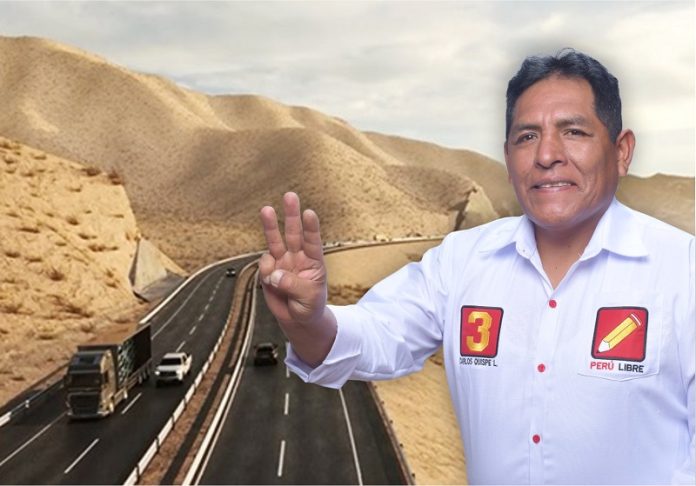 Carlos Quispe Ledesma promete estar en primera línea en defensa de la Carretera Central