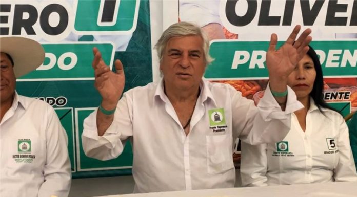 Fernando Olivera: «Quien miente o perjure se va 25 años de prisión»