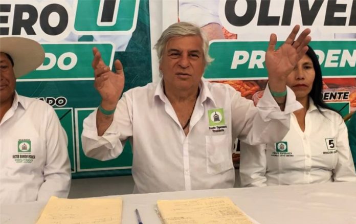 Fernando Olivera: «Quien miente o perjure se va 25 años de prisión»
