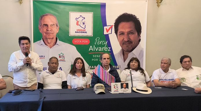 Chiabra en Huancayo: «No aparezco en las encuestas porque estoy en el voto de los indecisos»
