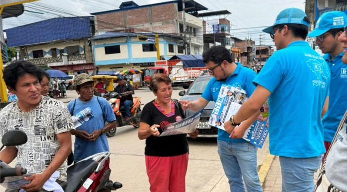 Álvaro Rojas fortalece su trabajo en Selva Central previo a la llegada de Rafael López Aliaga
